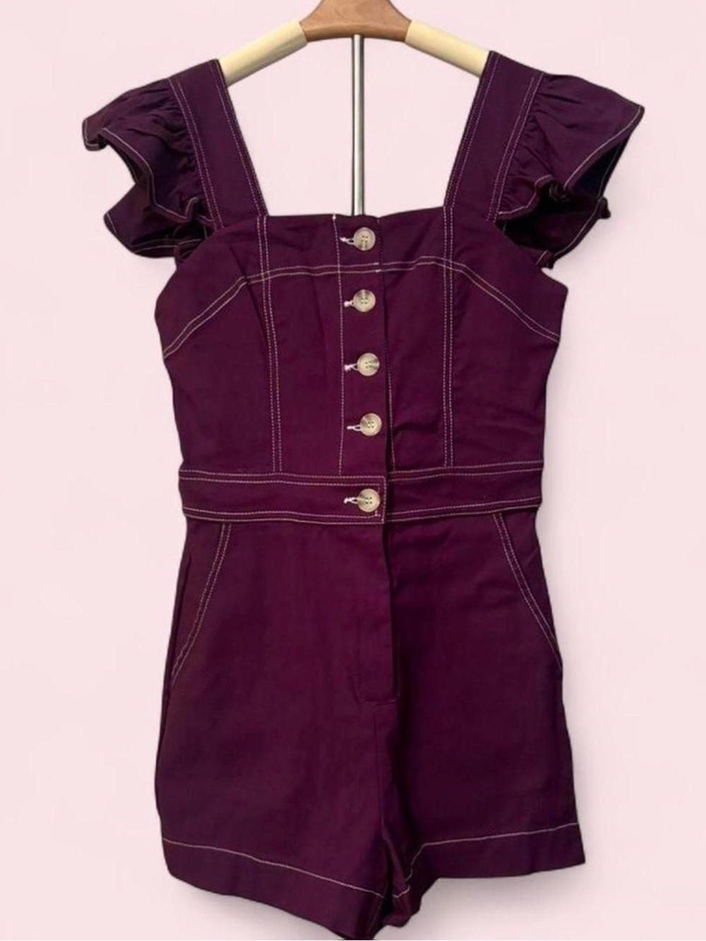Purple Gameday Romper
